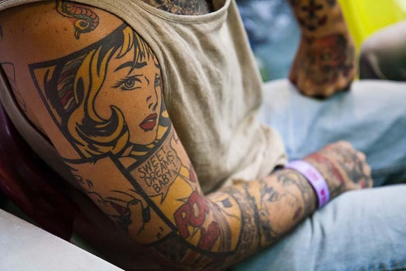 Tattoos inspired by works of art