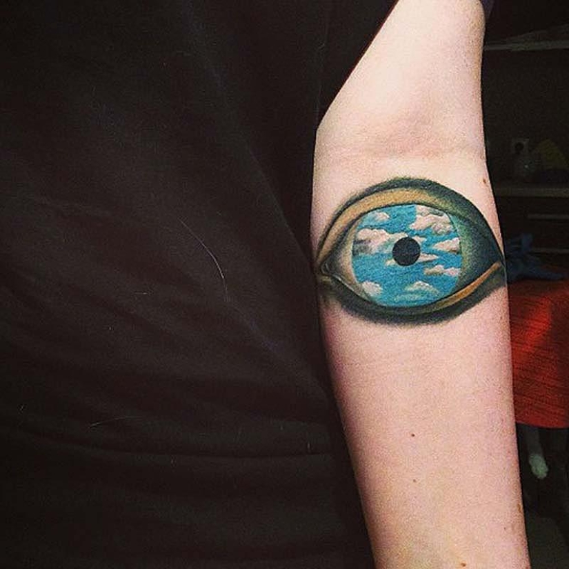 Tattoos inspired by works of art