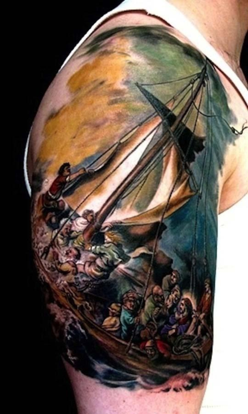 Tattoos inspired by works of art