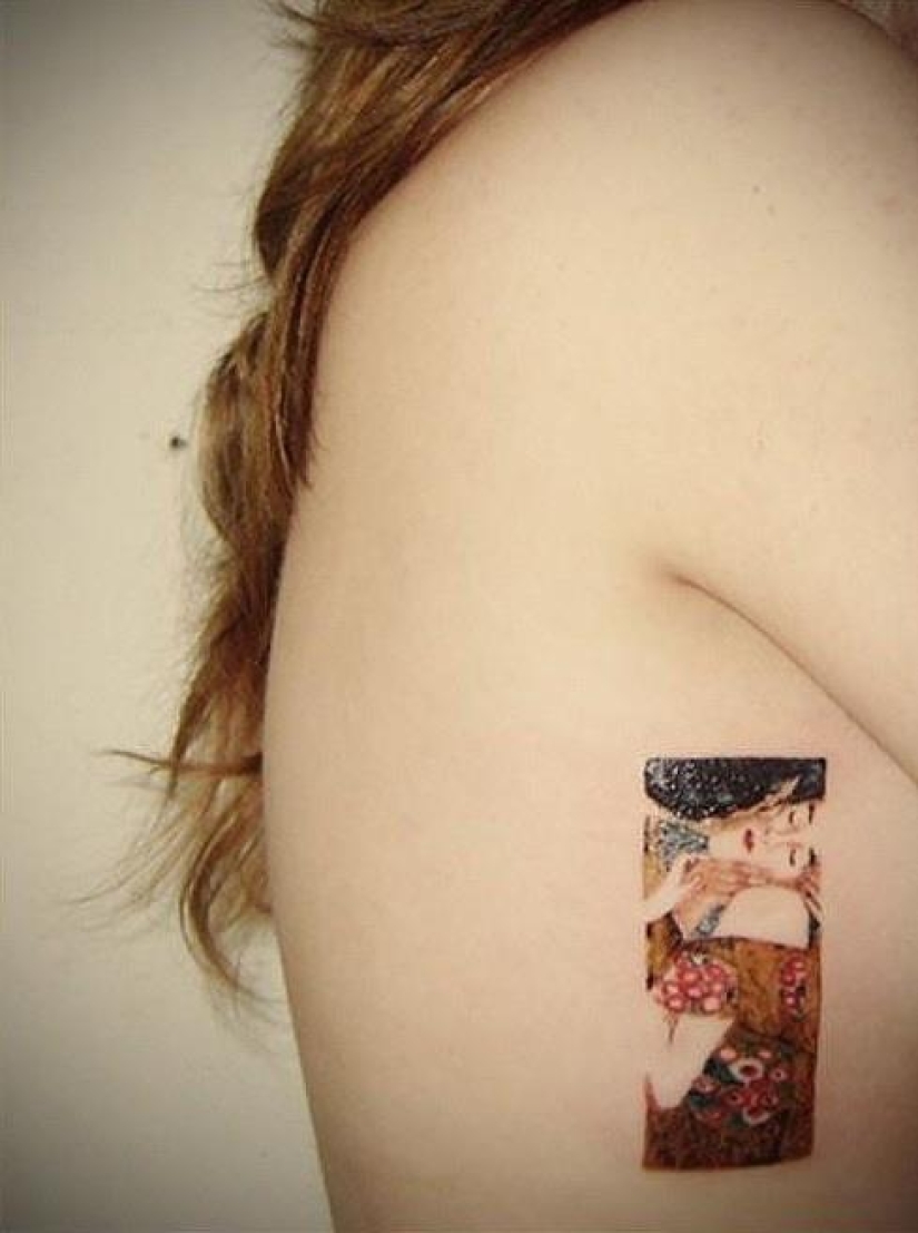 Tattoos inspired by works of art