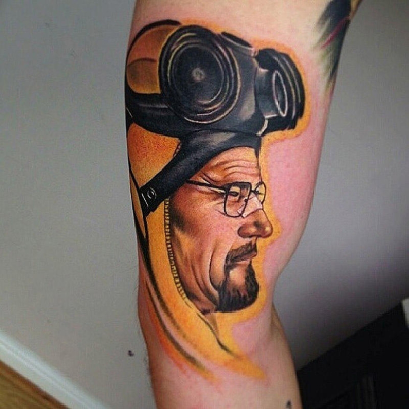 Tatuajes increíblemente realistas de Walter White