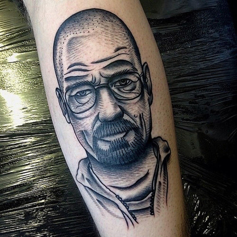 Tatuajes increíblemente realistas de Walter White