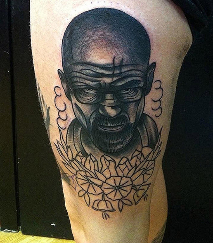 Tatuajes increíblemente realistas de Walter White