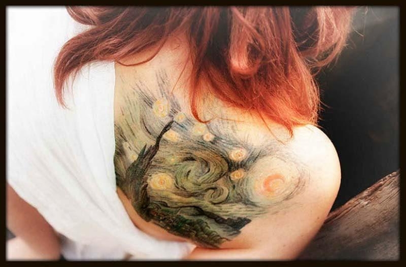 Tatuajes inspirados en obras de arte