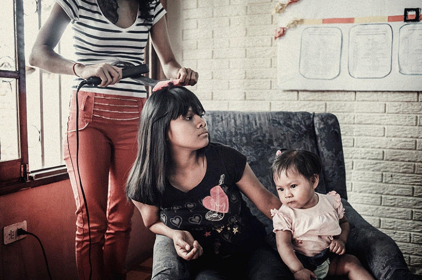 Teenage mothers of Honduras