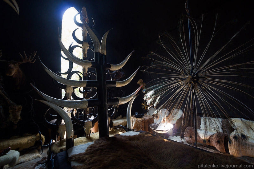 Temple of Death. The black house of Baan Si Dum. Northern Thailand