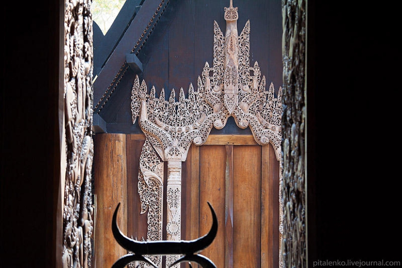 Temple of Death. The black house of Baan Si Dum. Northern Thailand