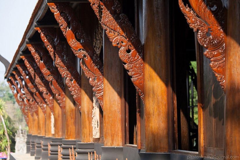 Temple of Death. The black house of Baan Si Dum. Northern Thailand