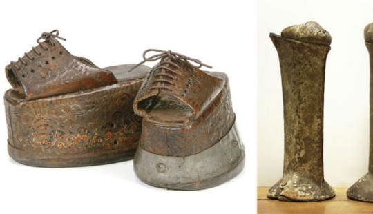 Terribly uncomfortable shoes of medieval women