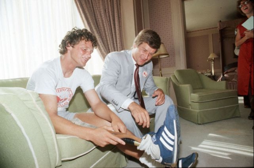 Terry Fox and his heroic marathon from ocean to ocean