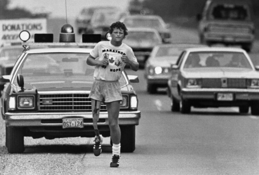 Terry Fox and his heroic marathon from ocean to ocean