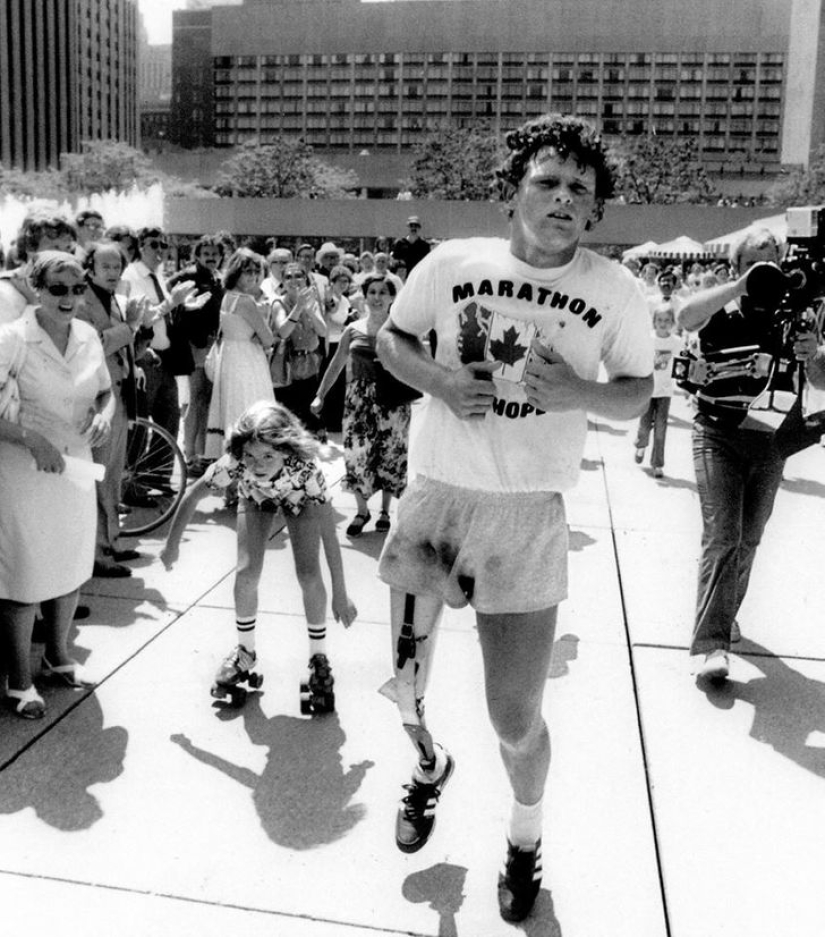 Terry Fox and his heroic marathon from ocean to ocean