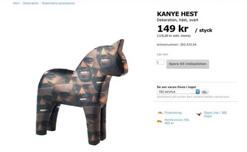 That's such a Kardashian! IKEA and its fans troll Kanye West