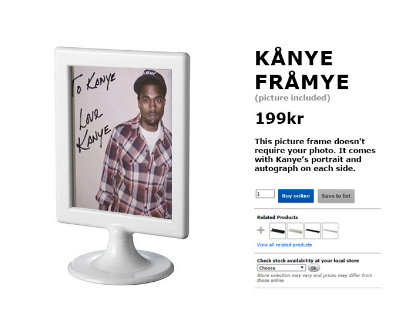 That's such a Kardashian! IKEA and its fans troll Kanye West