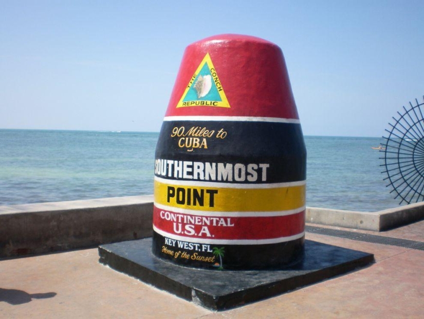The 10 most extreme points of the world