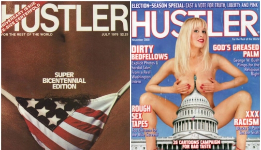 The 10 most scandalous covers of Hustler magazine