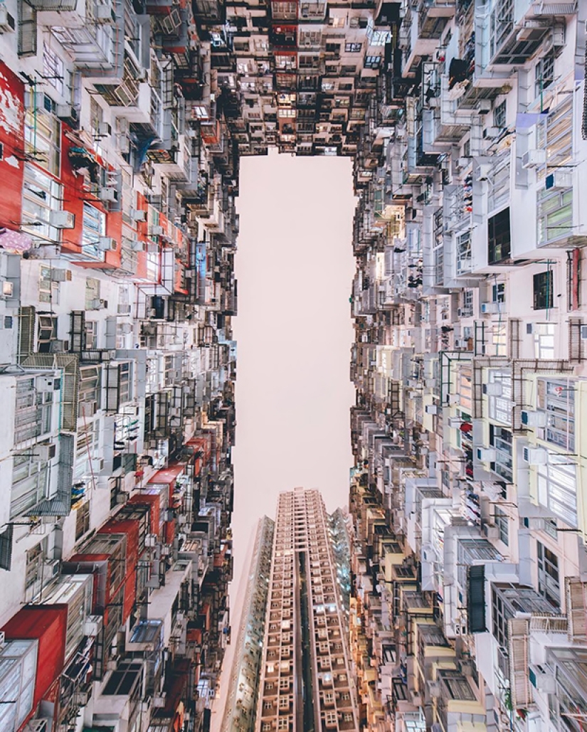 The 20-year-old photographer shoots truly dizzying urban landscapes in different countries