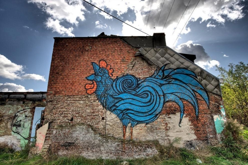 The abandoned village of Doel and its amazing street art