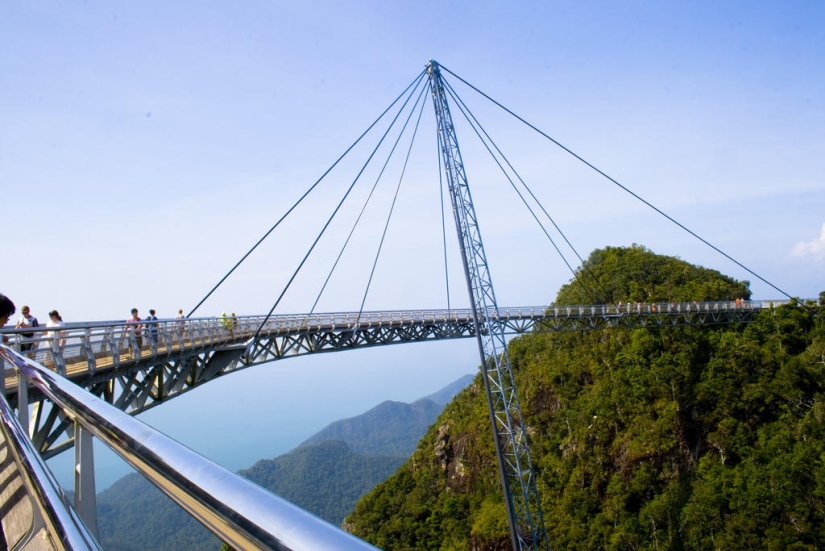 The amazing sky bridge of Langkawi