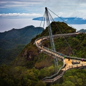 The amazing sky bridge of Langkawi
