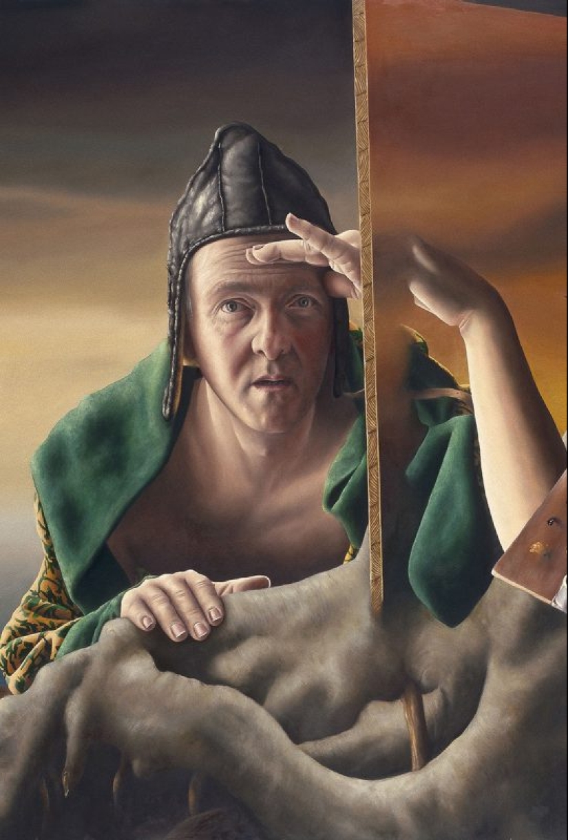 The artist Franz Anton Hoeger: a hard-boiled realist European paintings
