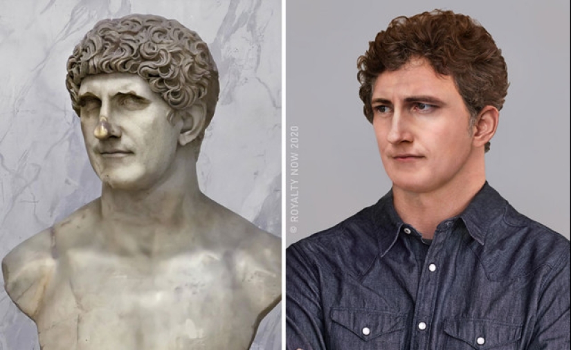 The artist showed what historical celebrities could be today