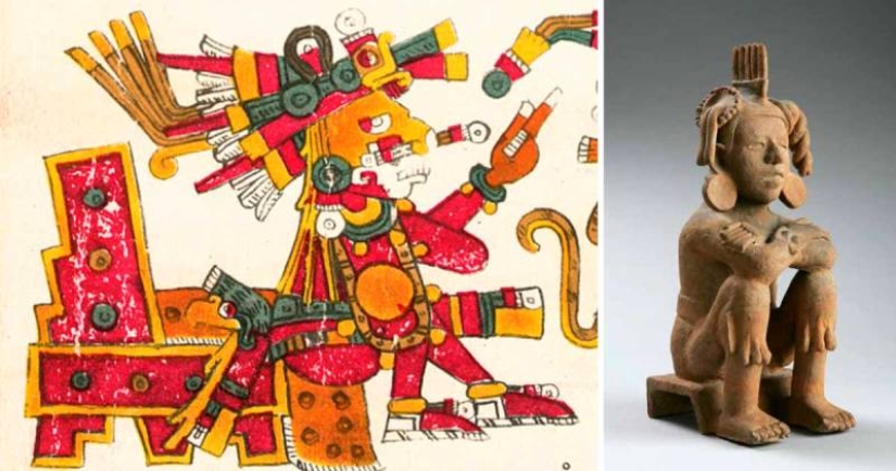 The Aztec god Xochipilli turned out to be the patron saint of vices and drug addiction