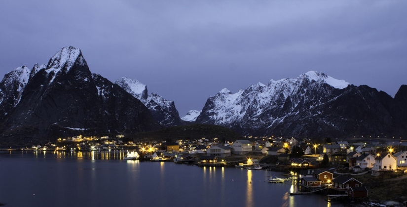 The beauty of Norway. Traveling in the Lofoten Islands