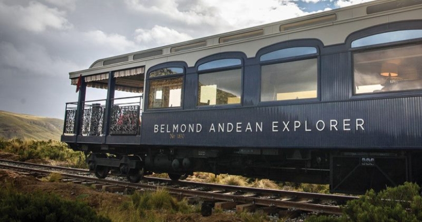 The Belmond Andean Explorer Train is a luxury hotel on wheels, with the most picturesque views in the world