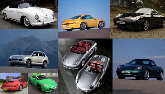 The best archive models of Porsche