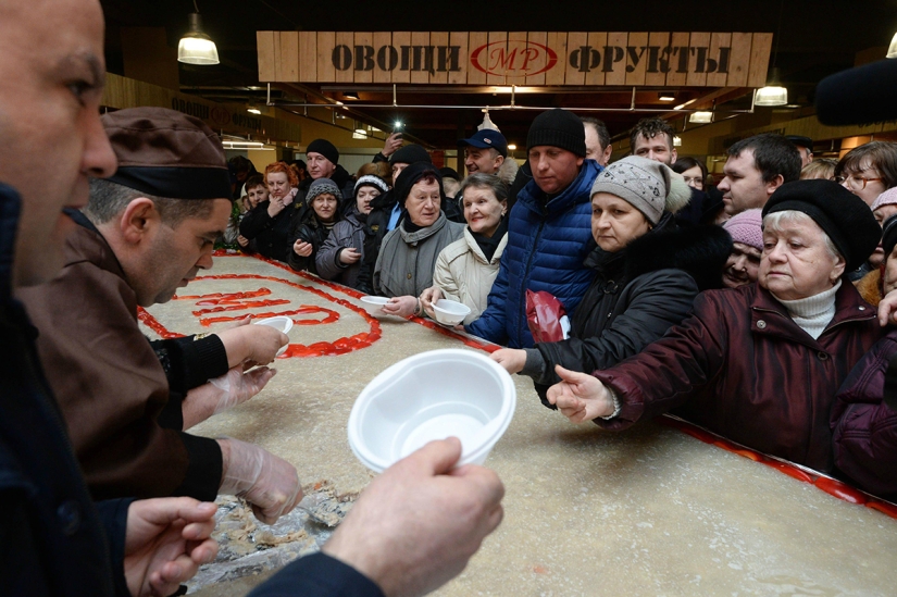 The biggest jelly in the world was prepared in Moscow