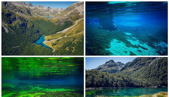 The cleanest lake in the world