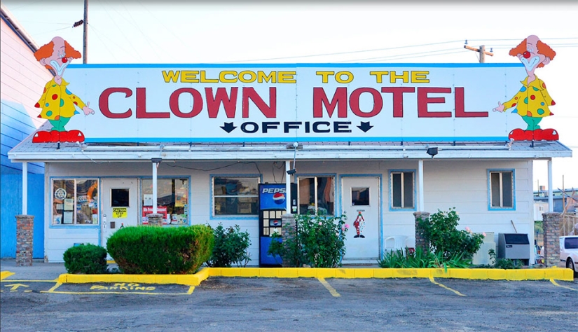 The clown motel, where dreams are always as sweet as cotton candy