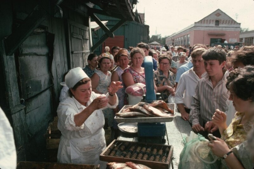 The collection is simple and stunning photographs of the Soviet era