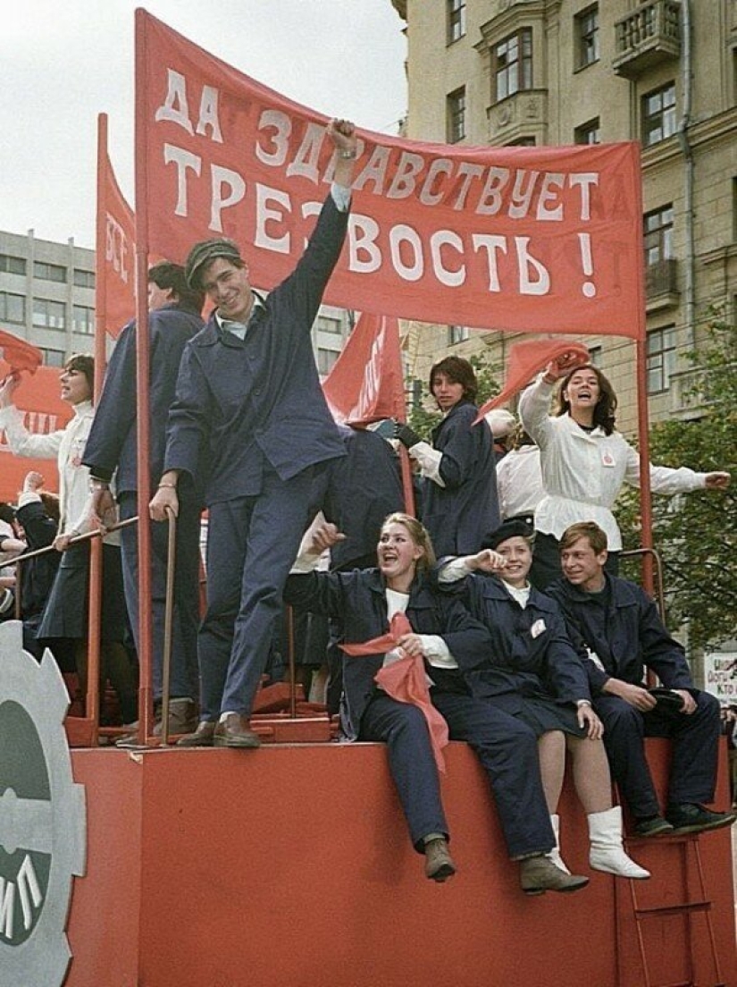 The collection is simple and stunning photographs of the Soviet era
