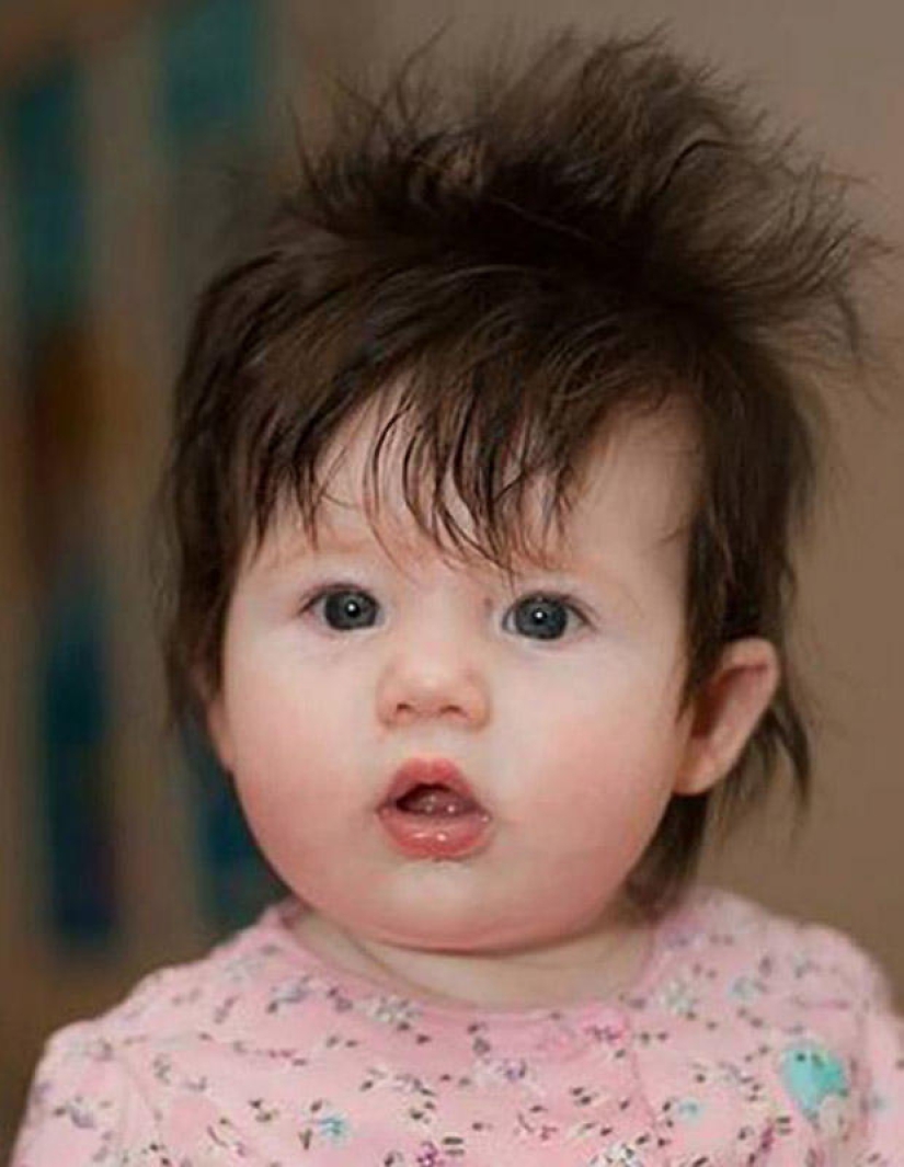 The competition for the strangest hairstyles among kids