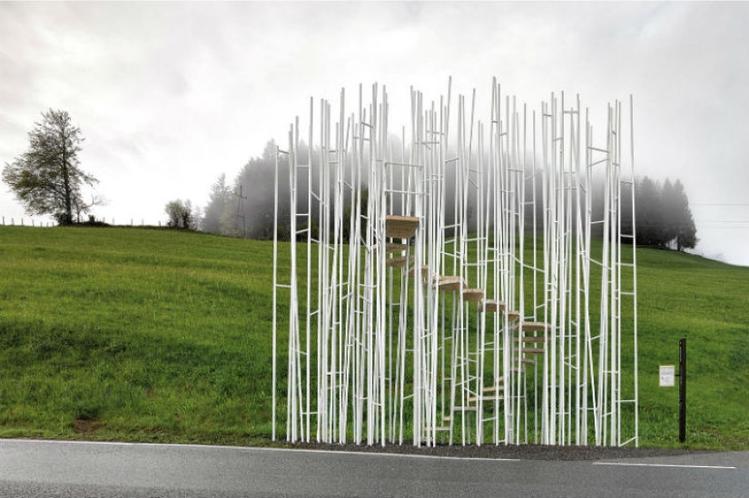The coolest bus stops in the world, where you will want to wait for the bus forever