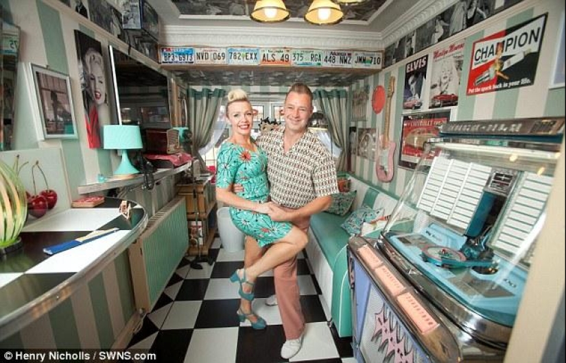 The couple returned to the fifties to save their marriage
