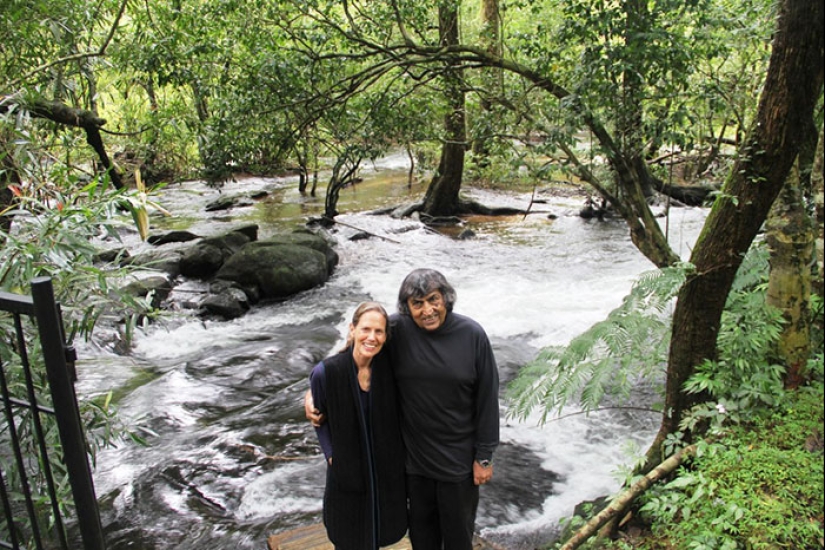 The couple spent 30 years restoring the reserve, replanting the rainforest