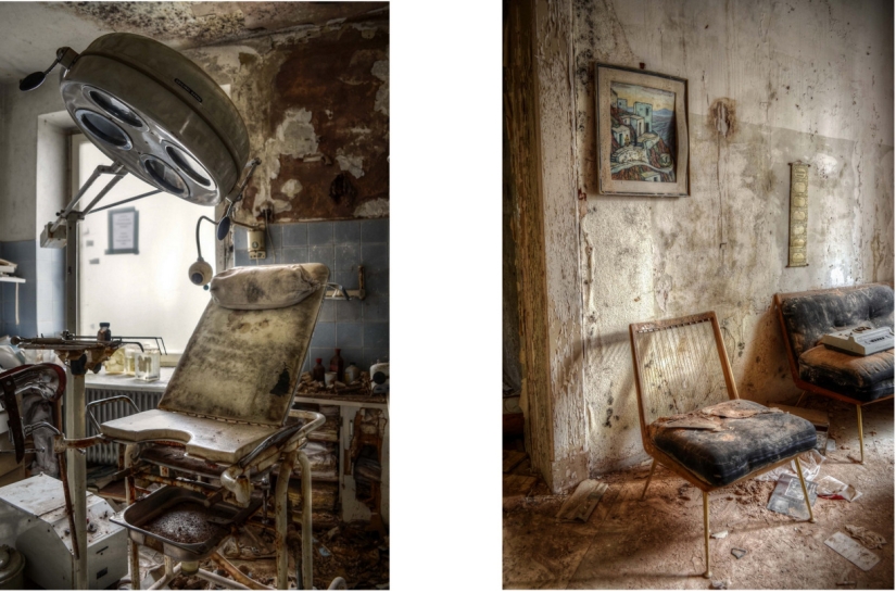 The creepy abandoned operating room of a German urologist has remained untouched for almost 30 years