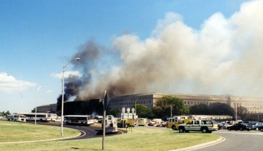 The FBI showed previously unknown photos of the Pentagon on September 11