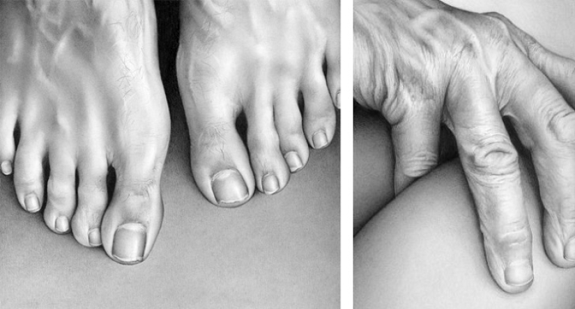 The Flesh Project: Kat Riley's lifelike drawings explore the subject of the body and touch