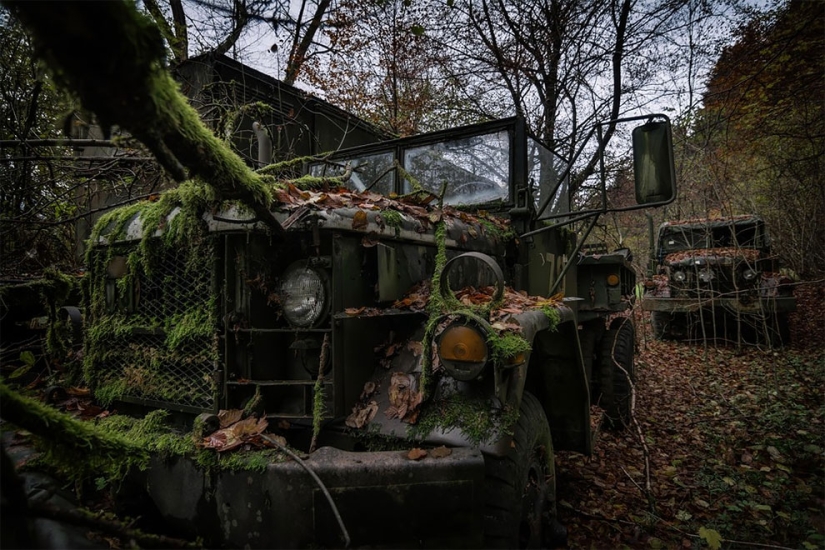 The German spent ten years searching all over Europe for cemeteries of old cars-from tractors to Mercedes