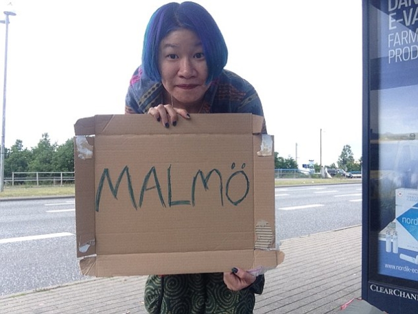 The girl hitchhiked from Sweden to Malaysia with only $200 in her pocket