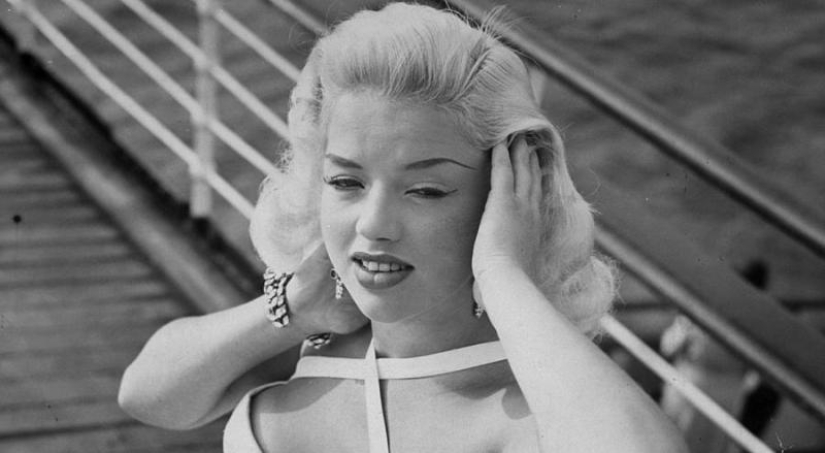 The girl in the mink bikini Diana Dors — the British answer to Marilyn Monroe