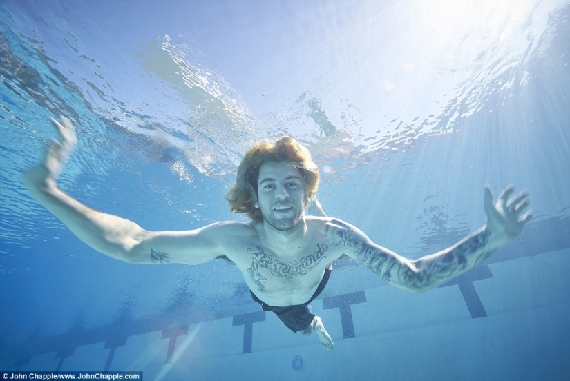 The hero of the Nevermind cover by Nirvana recreated it for the 25th anniversary of the album