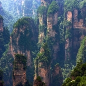 The Hundred Dragons Elevator is the tallest outdoor lift in the world.