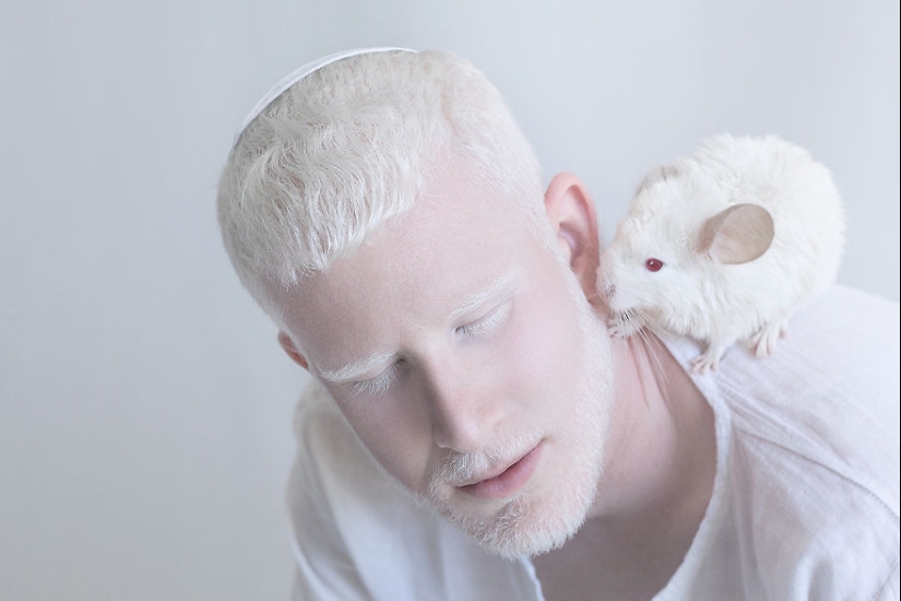 The hypnotic beauty of albinos in the photo project of Yulia Taits