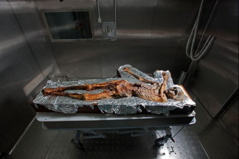 The "Ice Man" is the oldest mummy found in Europe