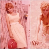 The Italian beauty Scilla Gabel — understudy Sophia Loren